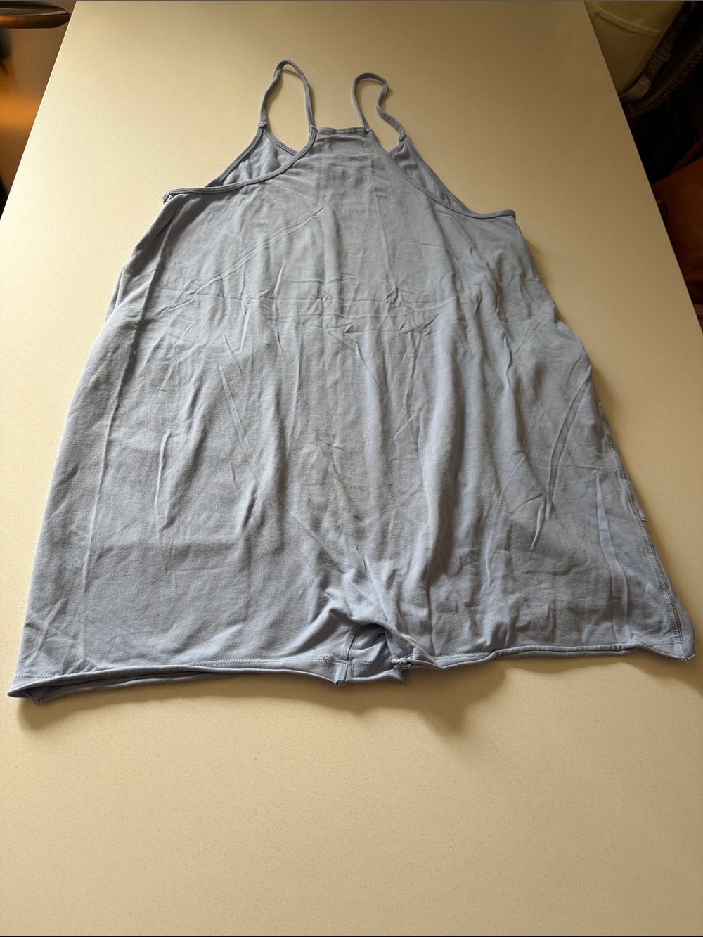 FP Movement Hot Shot Light Blue Strappy Romper with Patch Pockets - Picture 4 of 5